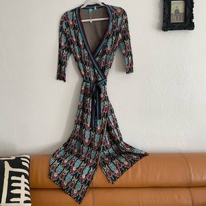 FARM rio front tie waist 3/4 sleeve sz Sm